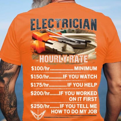 Awesome Electrician hourly rate